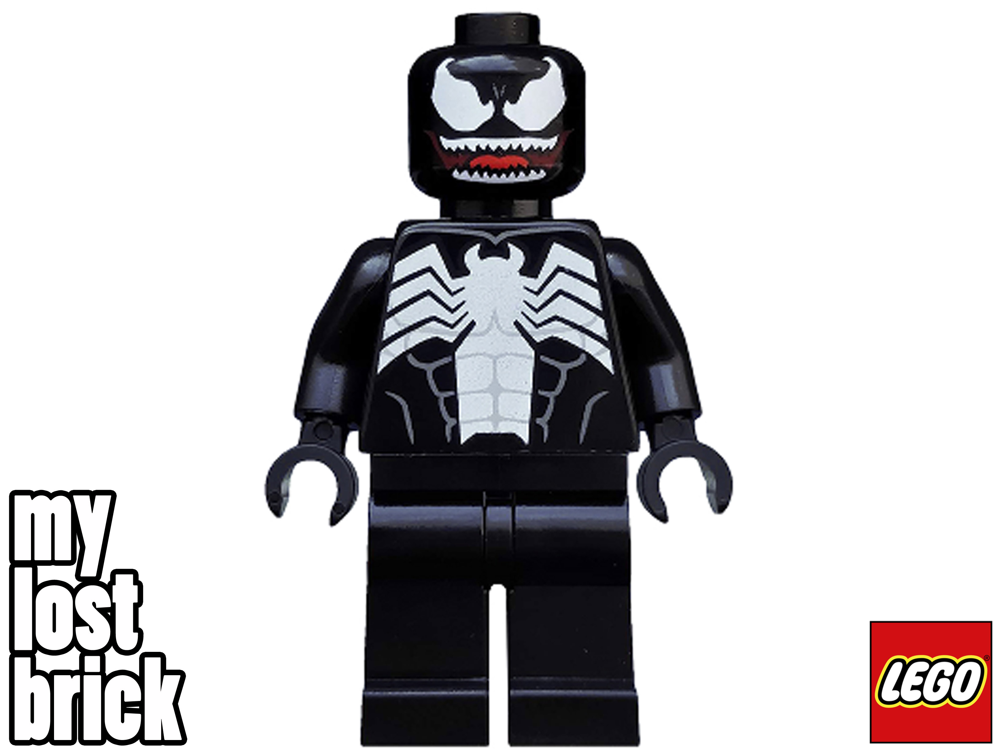 LEGO Super Heroes - Venom Minifigure from set 76115 (sh0542) - NEW - Picture 2 of 5