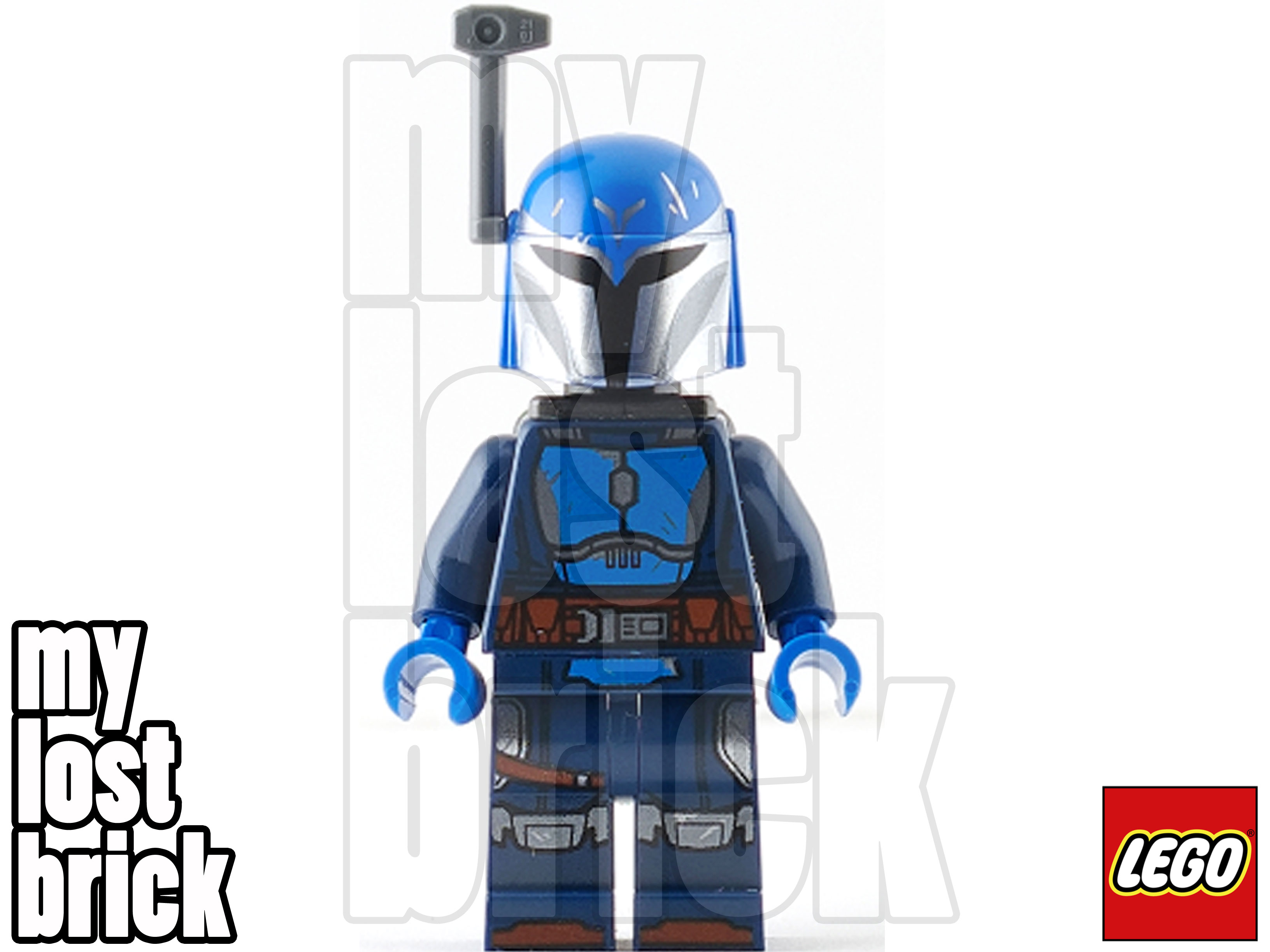 LEGO Star Wars - Mandalorian Nite Owl Minifigure from set 75373 (sw1344) - NEW - Picture 4 of 10